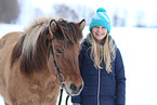 kid and Icelandic horse