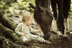 child and pony