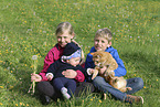 children with Domestic Cat