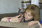 girl and Don Sphynx