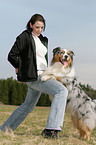 dogdance with Australian Shepherd