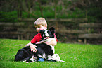 boy with Border Collie
