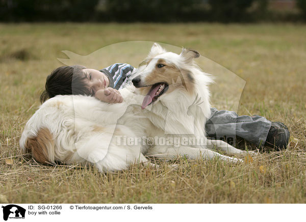 boy with collie / SG-01266