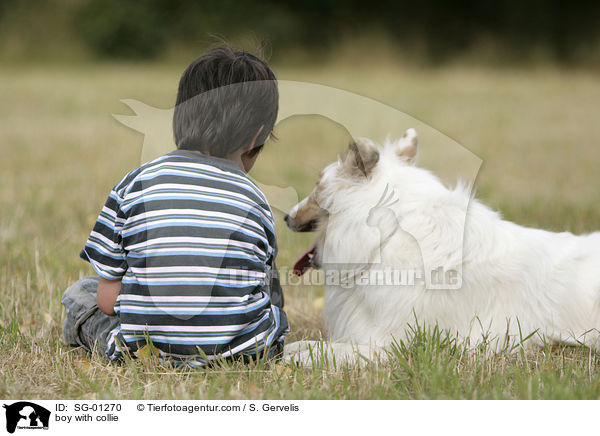 boy with collie / SG-01270