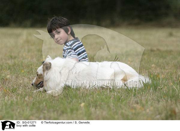 boy with collie / SG-01271