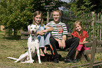 kids with Dalmatian