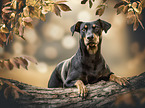 lying German Pinscher