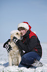 girl and Golden Retriever