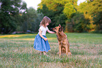 girl with Harz Fox