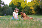 girl with Harz Fox