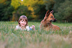 girl with Harz Fox