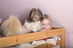 girl with havanese