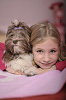 girl with havanese