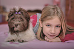 girl with havanese