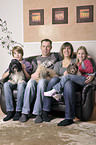 family with havanese