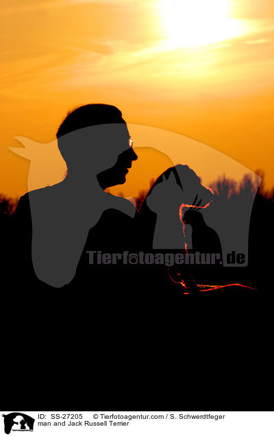 Mann und Parson Russell Terrier / man and Parson Russell Terrier / SS-27205
