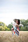 woman with Jack Russell Terrier