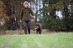 Labrador Retriever with pheasant