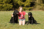 girl with Labrador Retriever