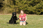 girl with Labrador Retriever