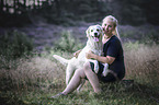 white  Labrador Retriever