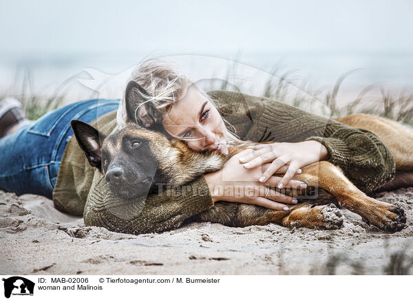 Frau und Malinois / woman and Malinois / MAB-02006