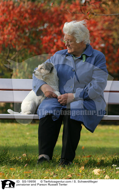 Frau und Parson Russell Terrier / woman and Parson Russell Terrier / SS-19956