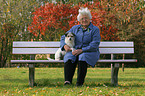 pensioner and Parson Russell Terrier