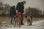 humans with Rhodesian Ridgeback