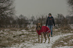 boy with Rhodesian Ridgeback