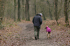 man and Rhodesian Ridgeback