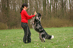 woman and Tiger at dogdance