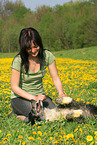 woman and Tiger