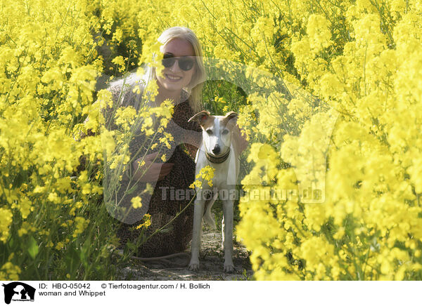 Frau und Whippet / woman and Whippet / HBO-05042
