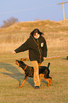 Doberman Pinscher at Dog Dancing