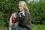 woman with Great Dane