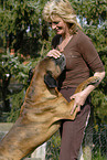 young woman with Boxer