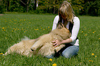woman with Eurasier