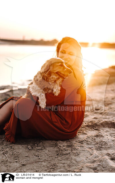 woman and mongrel / LR-01414