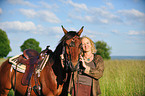 woman with horse