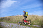 Hiking with dog