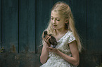 girl with Duckling