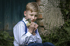 boy with Duckling