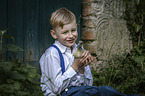 boy with Duckling