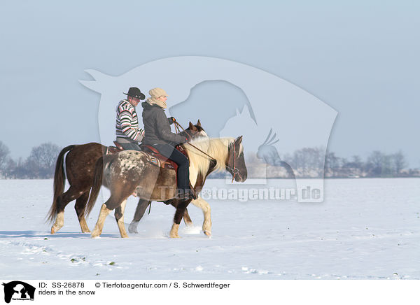 Reiter im Schnee / riders in the snow / SS-26878