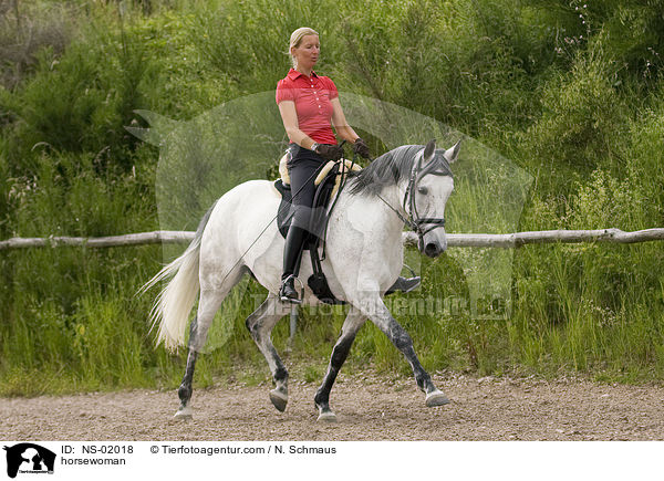 Reiterin / horsewoman / NS-02018