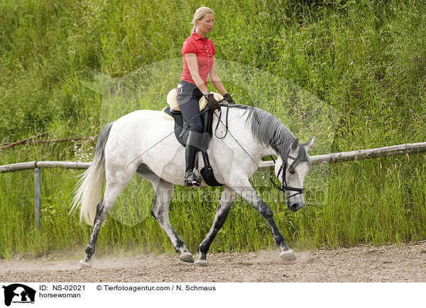 Reiterin / horsewoman / NS-02021