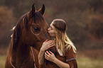 Indian woman with horse