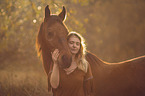 Indian woman with horse