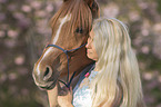 woman with Arabian Horse